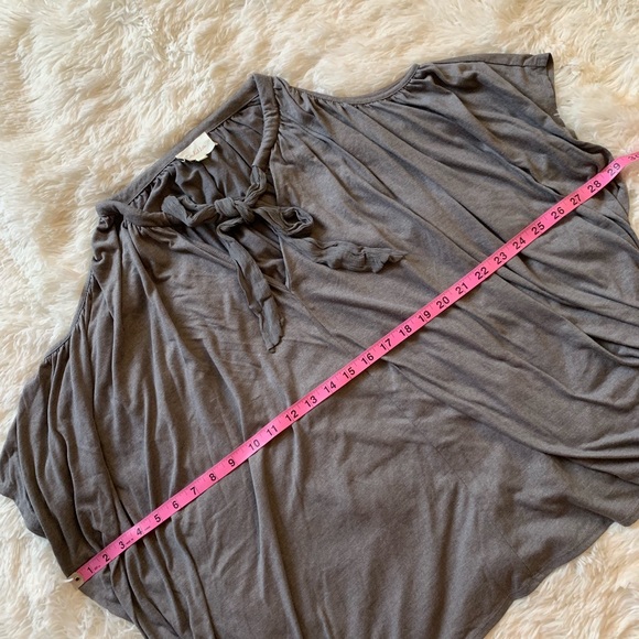 Anthropologie DELETTA Tulay cold shoulder top - Picture 4 of 6